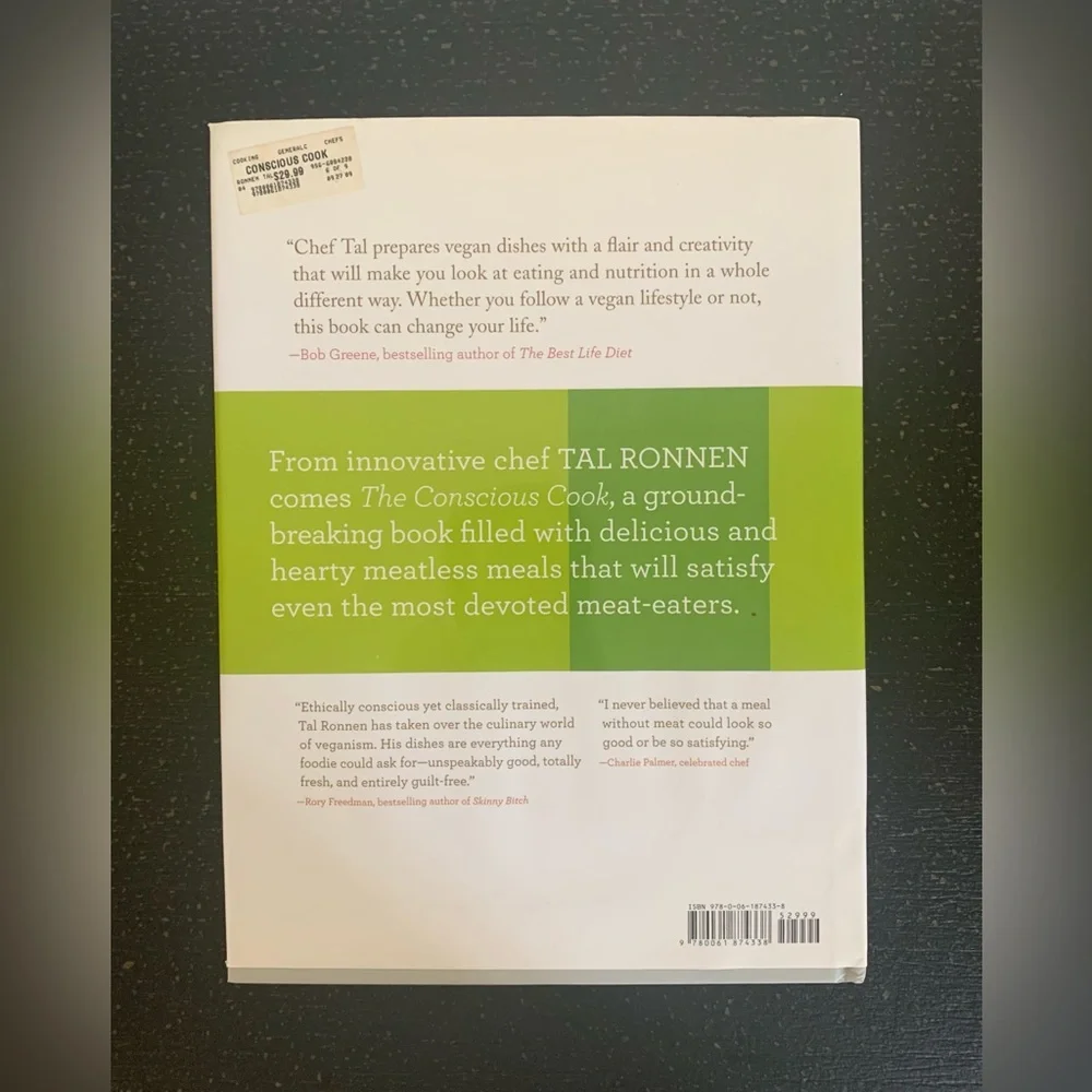 the conscious cook Tal Ronnen  Delicious MEATLESS recipes